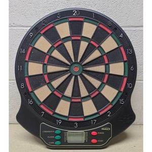 HALEX Zeta Electronic Dart Board no adapt, battery operated 64310-TAR WORKS WELL